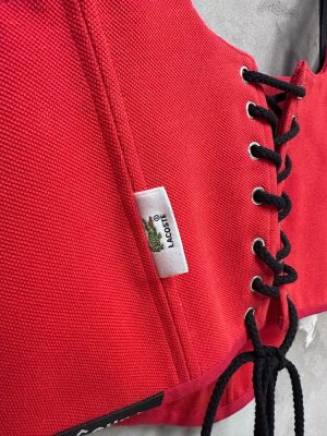 Corset upcycled Lacoste - Imagen 3