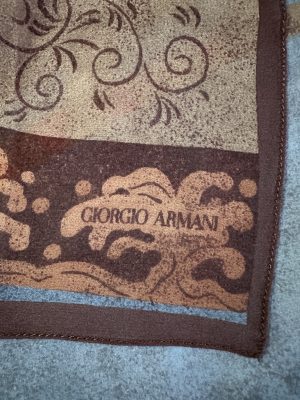 Pañuelo seda vintage GIORGIO ARMANI - Imagen 3