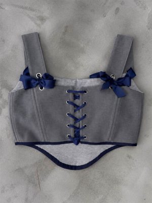 Corset upcycled Fred Perry - Talla S - Imagen 2