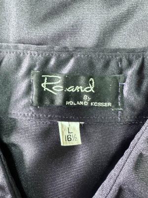 Camisa Disco Vintage 70s Roland Kosser - Negra con gráfico Retro - Imagen 3