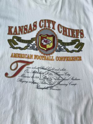 Camiseta Vintage Kansas City Chiefs 90s - Nutmeg Mills - Talla XL - Imagen 3