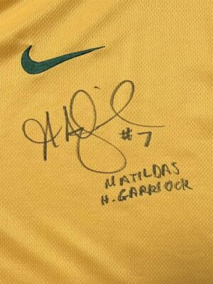 Camiseta Australia Nike (2008-2010) Local - Firmada por Heather Garriok #7 (Matildas) - Imagen 4